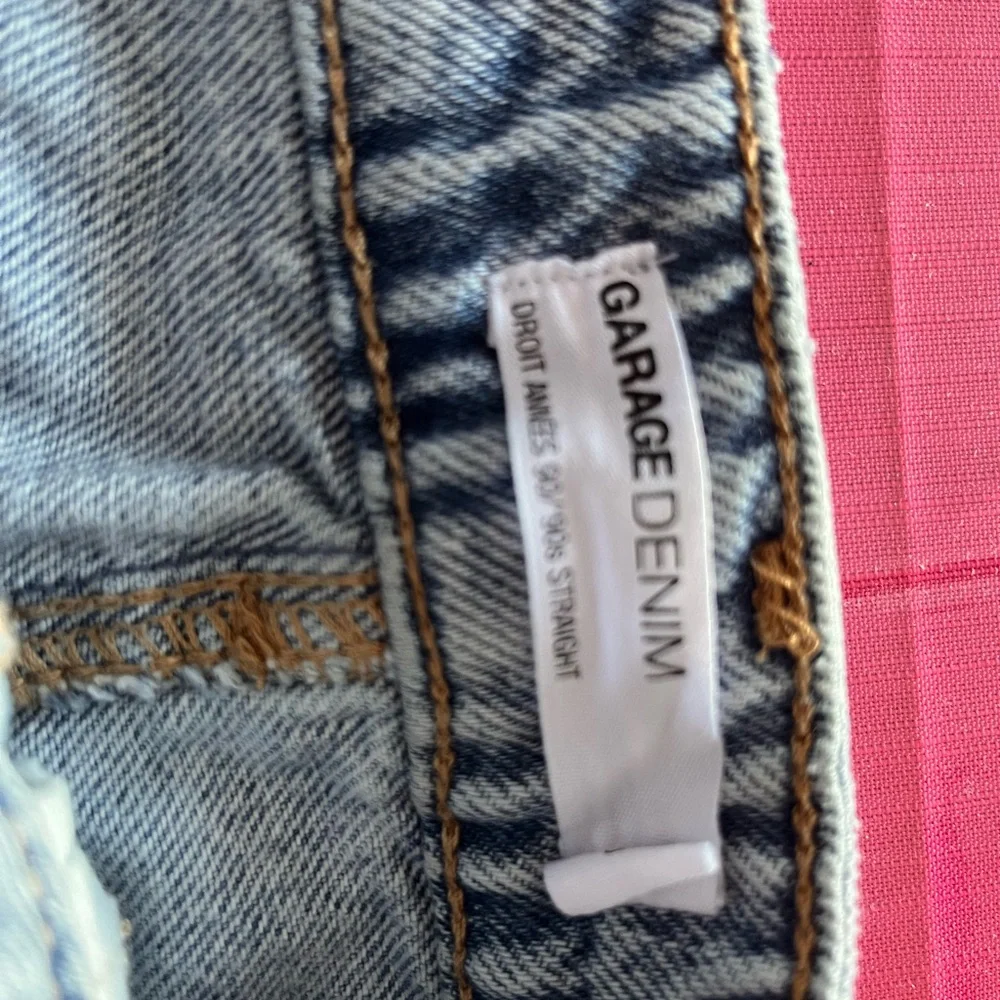 Garage Light Blue Ripped Relaxed Jeans - Picture 3 of 4